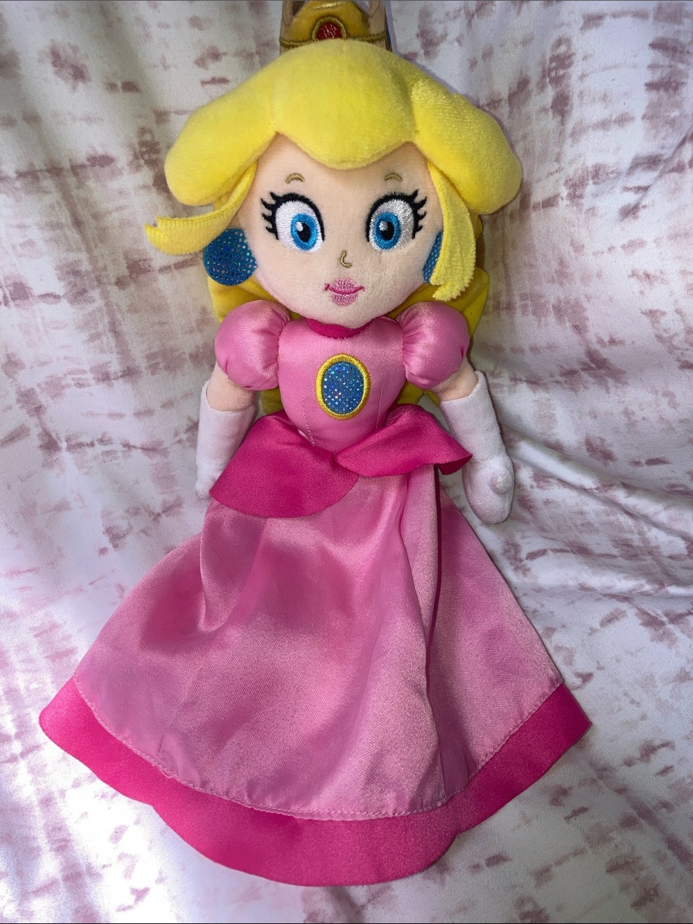 Super Nintendo World 12” Princess Peach Plush Universal Studios Hollywood